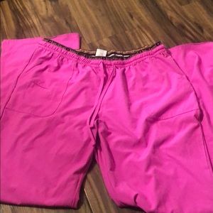 NEON PINK scrub bottoms